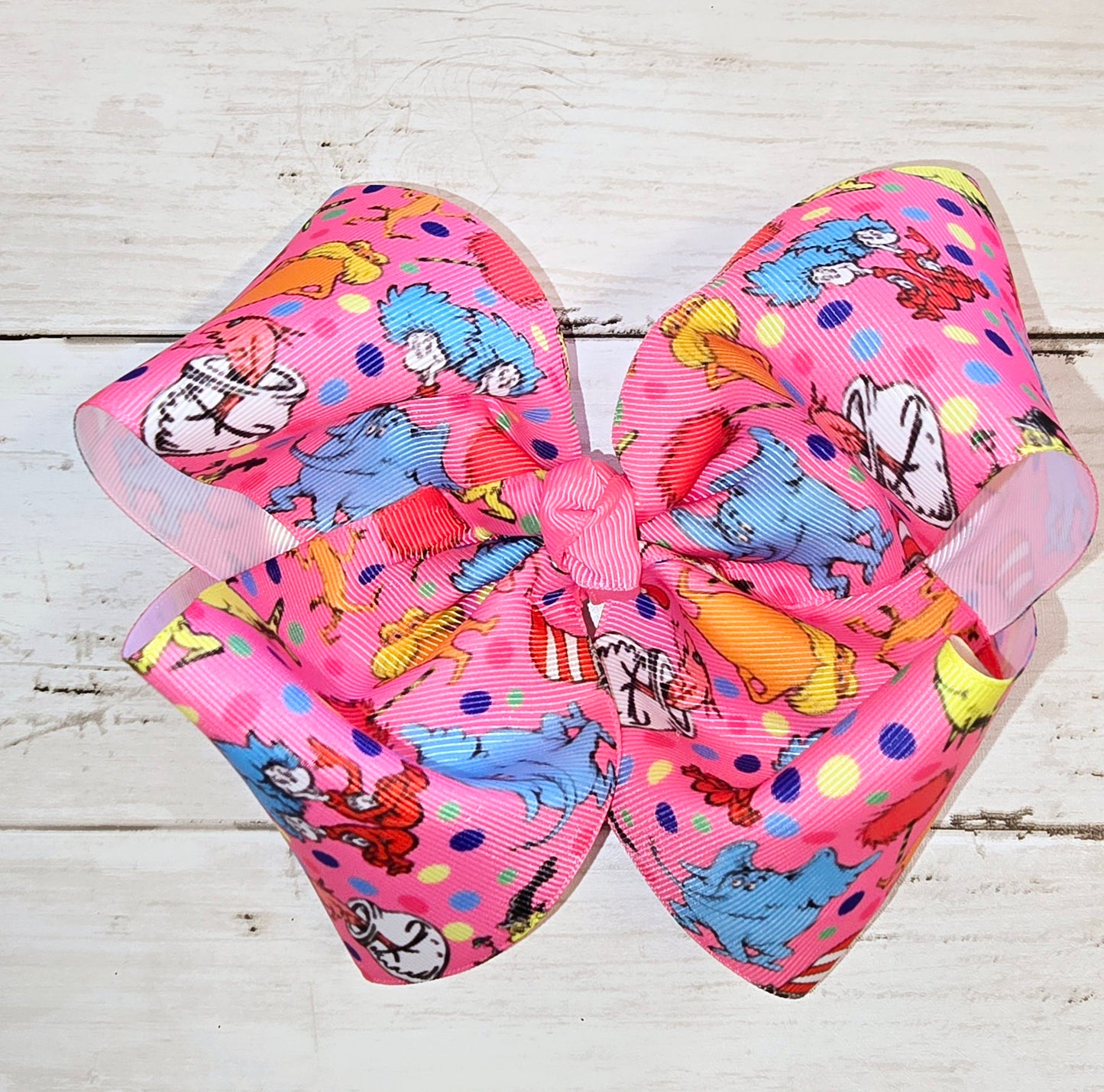 Dr. Suess XL Hairbow