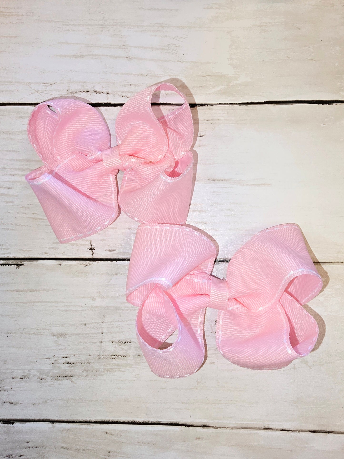 Light pink with stitch Pigtail Set