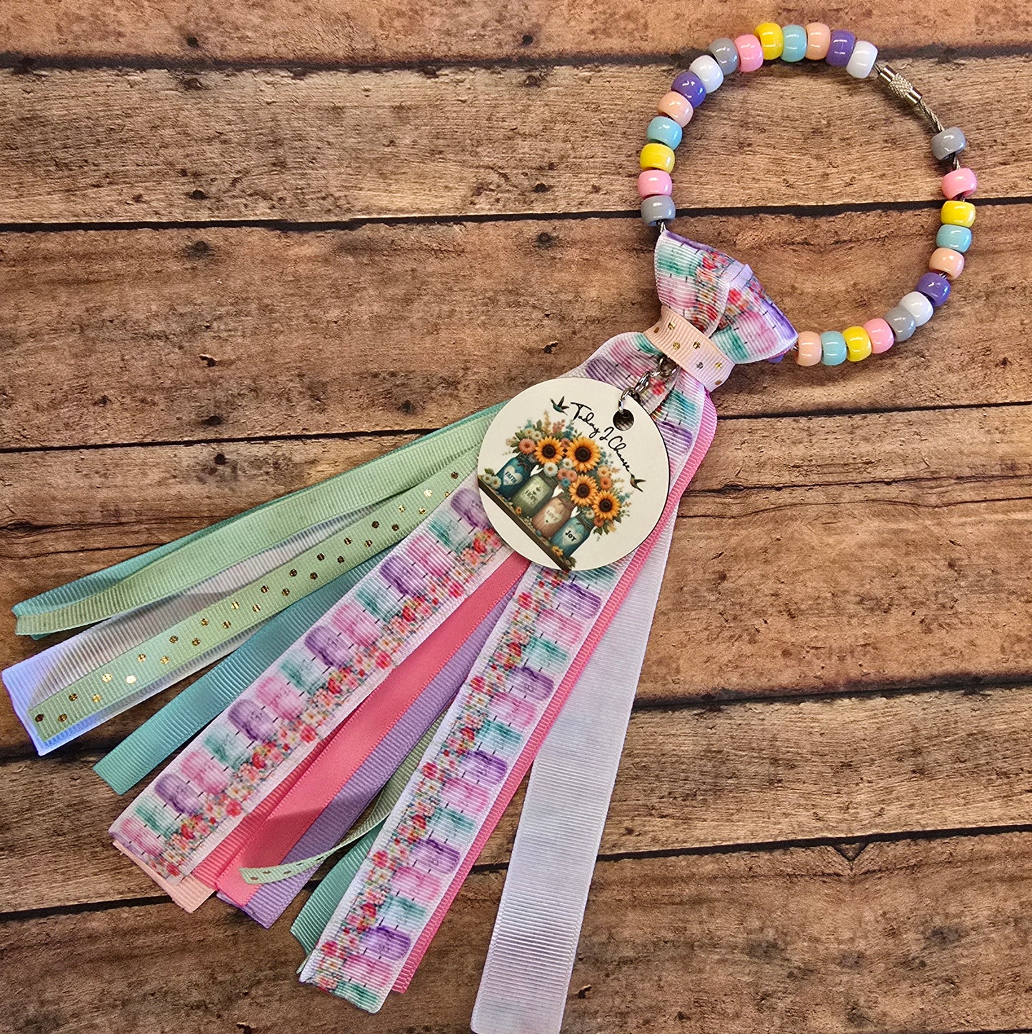 Mason Jar Bag Tag