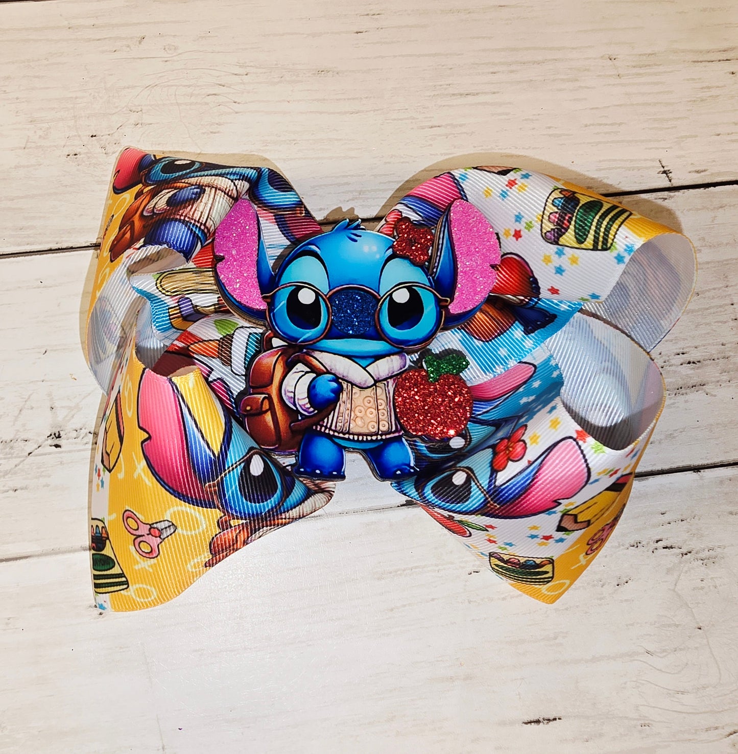 Cute Stitchy School Bow