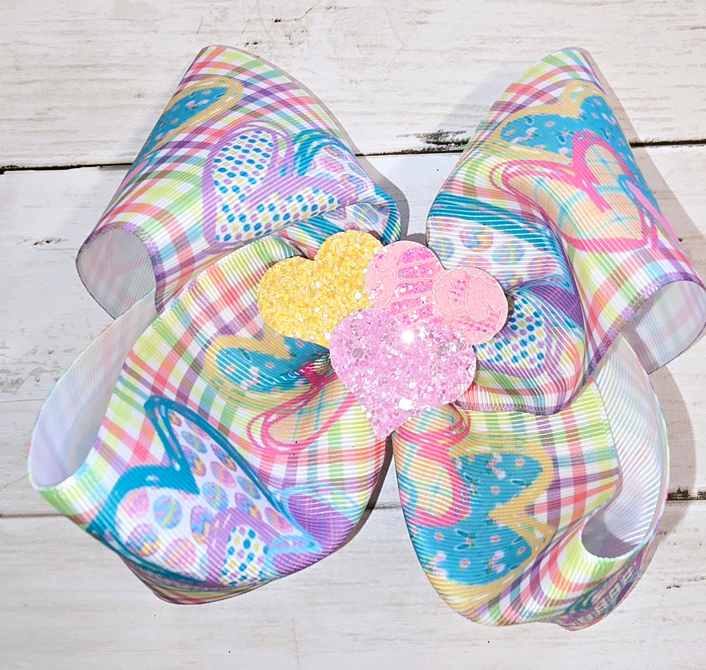 Easter Heart XL Bow