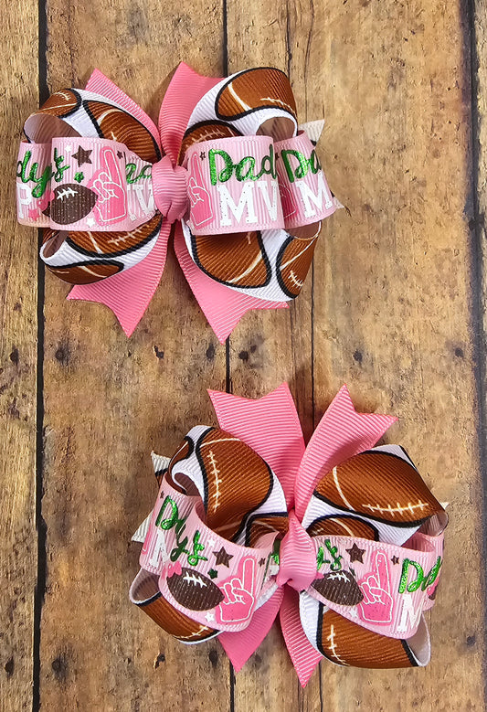 Daddy's MVP Pigtail Set