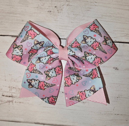 Mini Cheer ice cream bow