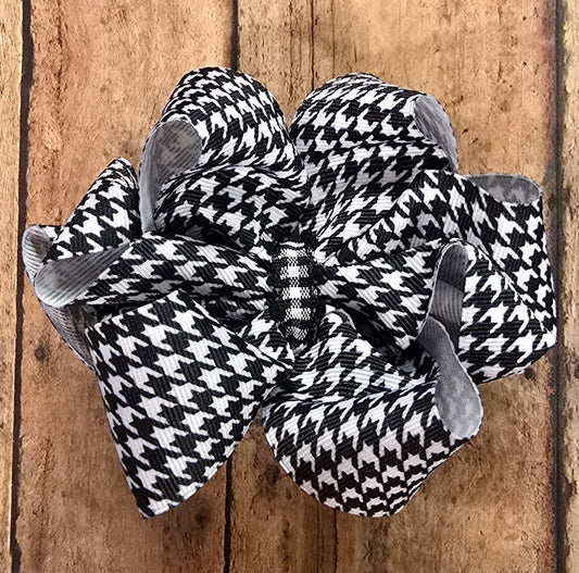 Houndstooth Octopus Bow