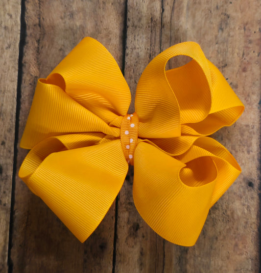 Harvest Yellow Octopus Bow