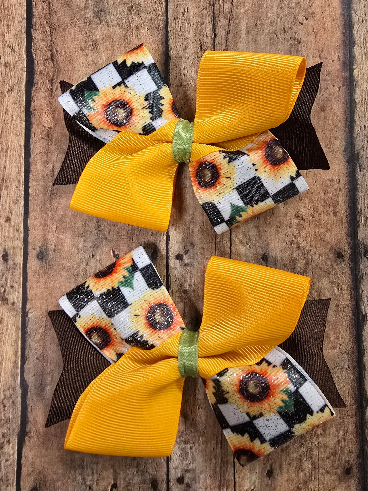 Sunflower Pigtail Set (Large)